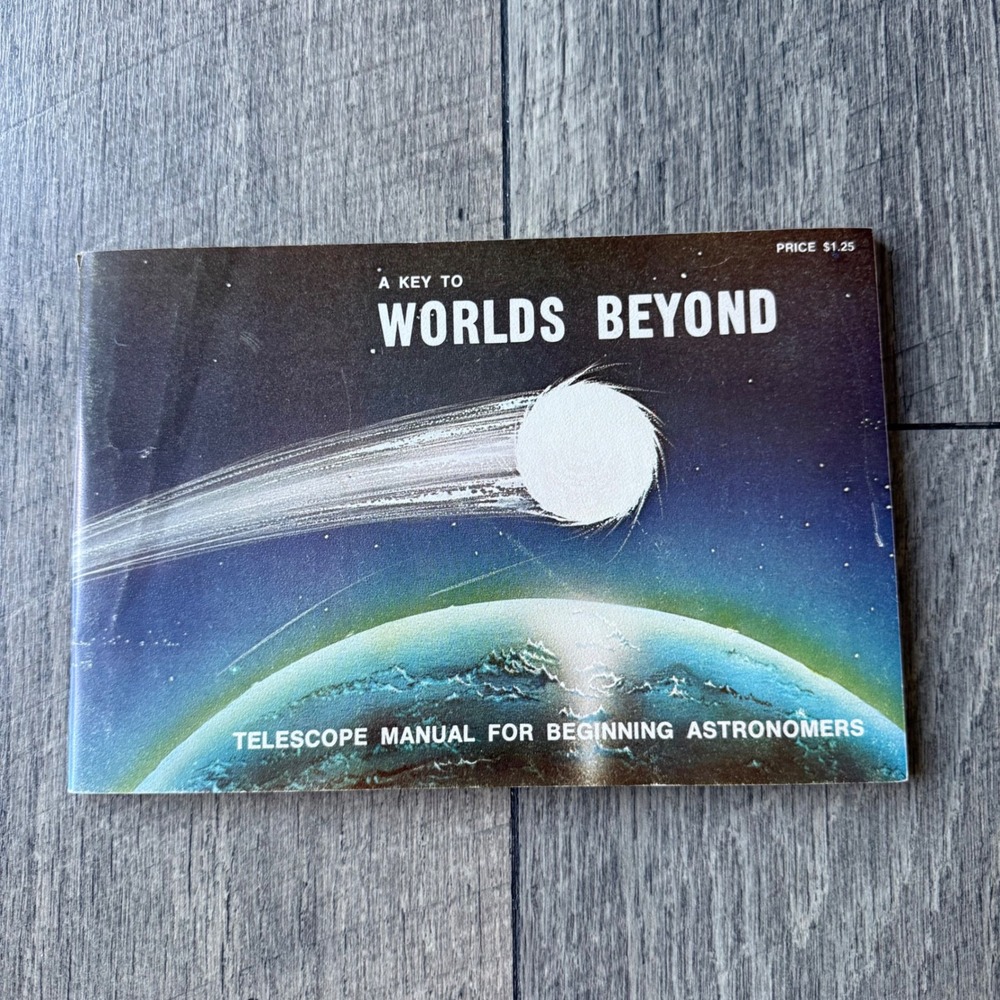 Vintage 1966 Tasco A Key to Worlds Beyond Telescope Manual Beginning Astronomers